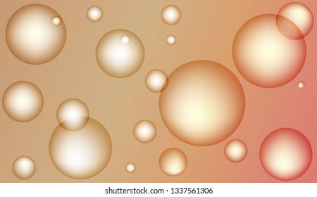 Abstract illustration with blurred drops. For elegant pattern cover book. Bright Gradient Color Vector illustration