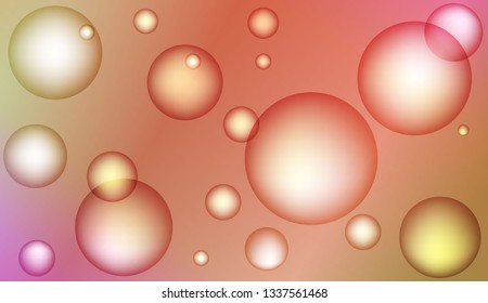 Abstract illustration with blurred drops. For elegant pattern cover book. Bright Gradient Color Vector illustration