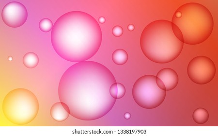 Abstract illustration with blurred drops. For elegant pattern cover book. Bright Gradient Color Vector illustration