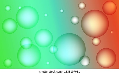 Abstract illustration with blurred drops. For elegant pattern cover book. Bright Gradient Color Vector illustration
