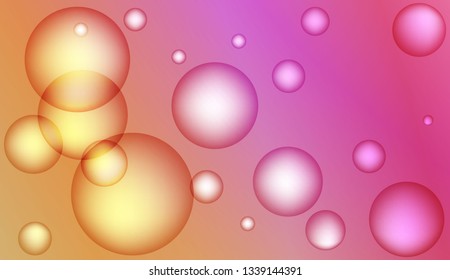 Abstract illustration with blurred drops. For elegant pattern cover book. Bright Gradient Color Vector illustration