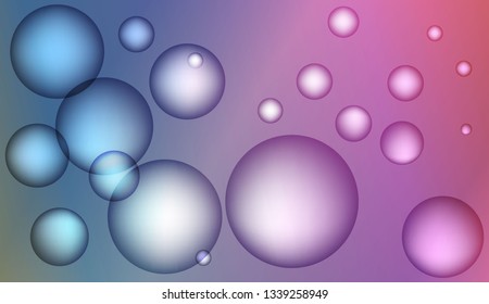 Abstract illustration with blurred drops. For elegant pattern cover book. Bright Gradient Color Vector illustration