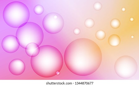 Abstract illustration with blurred drops. For elegant pattern cover book. Bright Gradient Color Vector illustration