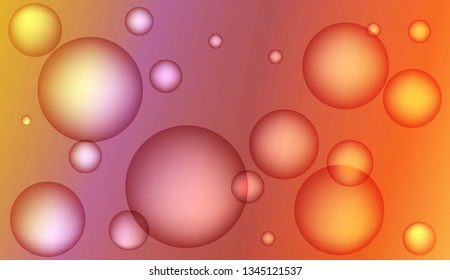 Abstract illustration with blurred drops. For elegant pattern cover book. Bright Gradient Color Vector illustration