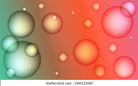 Abstract illustration with blurred drops. For elegant pattern cover book. Bright Gradient Color Vector illustration