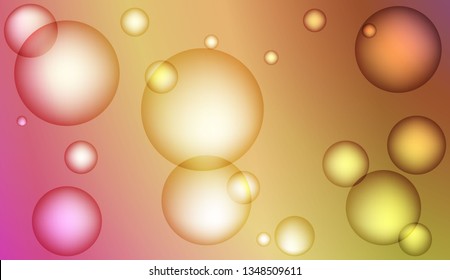 Abstract illustration with blurred drops. For elegant pattern cover book. Bright Gradient Color Vector illustration