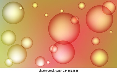 Abstract illustration with blurred drops. For elegant pattern cover book. Bright Gradient Color Vector illustration