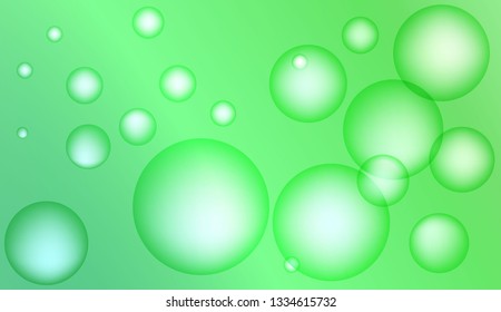 Abstract illustration with blurred drops. For flyer, brochure, booklet and websites design Bright Gradient Color Vector illustration