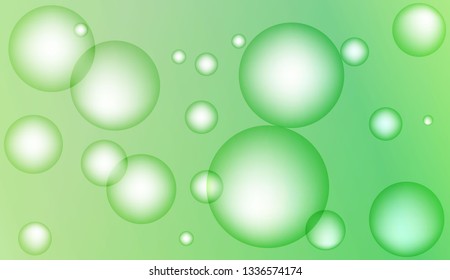 Abstract illustration with blurred drops. For flyer, brochure, booklet and websites design Bright Gradient Color Vector illustration