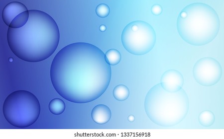 Abstract illustration with blurred drops. For flyer, brochure, booklet and websites design Bright Gradient Color Vector illustration