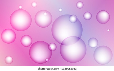 Abstract illustration with blurred drops. For flyer, brochure, booklet and websites design Bright Gradient Color Vector illustration