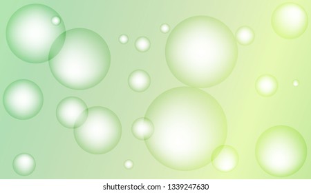Abstract illustration with blurred drops. For flyer, brochure, booklet and websites design Bright Gradient Color Vector illustration