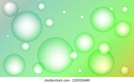 Abstract illustration with blurred drops. For flyer, brochure, booklet and websites design Bright Gradient Color Vector illustration