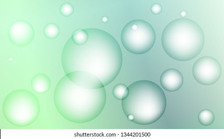 Abstract illustration with blurred drops. For flyer, brochure, booklet and websites design Bright Gradient Color Vector illustration