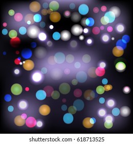 Abstract illustration bokeh background
