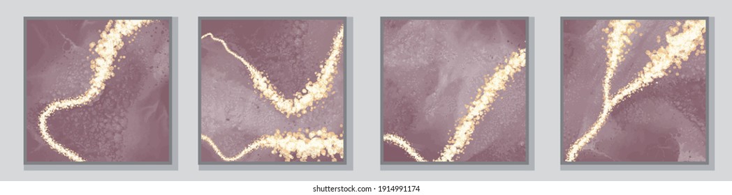 Abstract illustration. Bright colors. Streaks of paint and blots. Spots of paint. Poster templates. Bright illustrations. Vector abstract pictures. Drawings in the style of abstractionism.