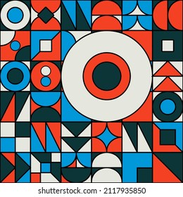 Abstract illustration with bright colors. vector illustration with outlines suitable for prints, posters, design elements, presentations, etc