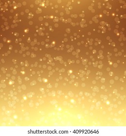 Abstract illustration - bright fiery flashes in space
