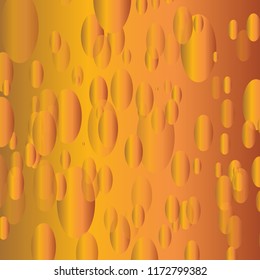 Abstract illustration with Brown and golden Confetti on a Pastel Background. Vector Placer from the circles. Pastel design. Abstract Bright Pattern for cards,banners,print. A Scattering of Confetti