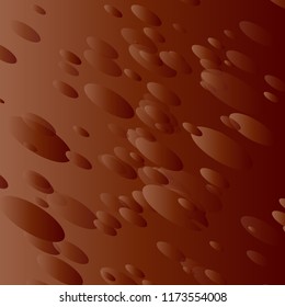 Abstract illustration with brown and golden Confetti on a Pastel Background. Vector Placer from the circles. Pastel design. Abstract Bright Pattern for cards,banners,print. A Scattering of Confetti