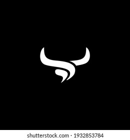 Abstract Illustration Of Bull Head Logo
