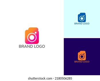 ABSTRACT ILLUSTRATION CAMERA. SQUARE LENS LOGO DESIGN VECTOR SET GOOD FOR APPLICATION CAMERA, PHOTO