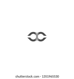 ABSTRACT ILLUSTRATION CC LOGO VECTOR FOR YOUR BUSINESS