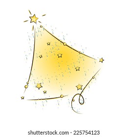 Abstract illustration of Christmas tree. Vector