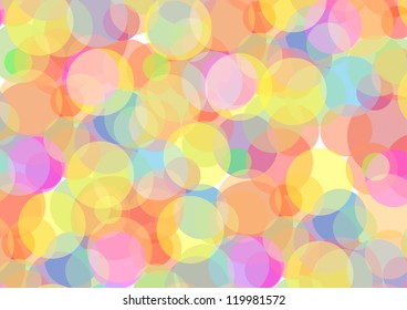 Abstract illustration with circles