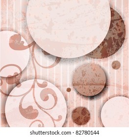 Abstract illustration with circles.