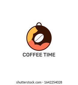 ABSTRACT ILLUSTRATION COFFEE LOGO DESIGN VECTOR FOR YOUR BUSINESS