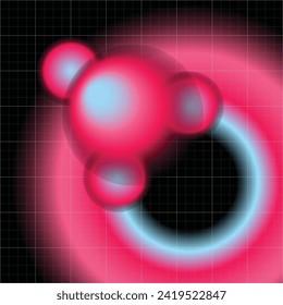 Abstract Illustration Color Gradient Background.