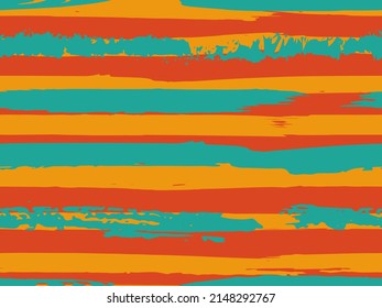 Abstract illustration with color strips on  background. Cute colorful background. Illustration vector graphic. Watercolor brush texture. Vector isolated texture.