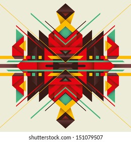 Abstract illustration in color. Vector illustration.