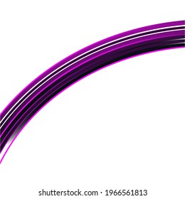 abstract illustration of colored bright lines and stripes of different shapes on a white background vector background