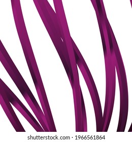 abstract illustration of colored bright lines and stripes of different shapes on a white background vector background