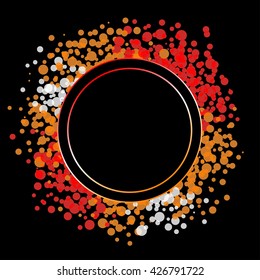 an abstract illustration of a colorful background