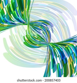 Abstract illustration, colorful background, digital composition.