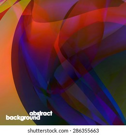 Abstract illustration colorful background - digital composition.