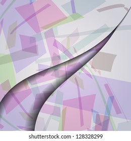 Abstract illustration, colorful composition.
