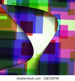 Abstract illustration, colorful digital composition.