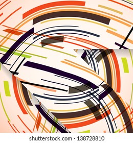 Abstract illustration, colorful digital composition.