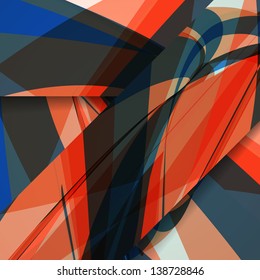 Abstract illustration, colorful digital composition.