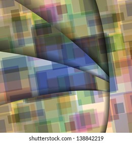 Abstract illustration, colorful digital composition.