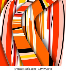 Abstract illustration, colorful digital composition.