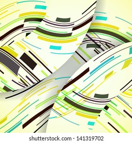 Abstract illustration, colorful digital composition.