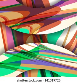 Abstract illustration, colorful digital composition.