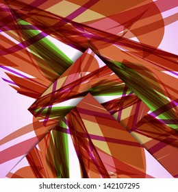 Abstract illustration, colorful digital composition.
