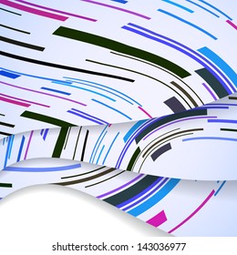 Abstract illustration, colorful digital composition.
