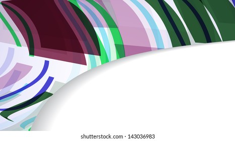 Abstract illustration, colorful digital composition.
